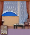 Hotová (kusová) žakárová záclona | 230 x 130 cm (šírka x výška) – okno