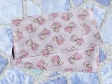 Detská plienka Medvedík ružový vankúš (balenie 5 ks) | Plienka  70x70 cm - Medvedík ružový vankúš (balenie 5 ks)