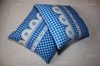 Bavlnený poťah Kanafas kocka modrá český výrobce