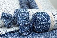 Bavlněné obliečky Větvičky modro-bílé český výrobce