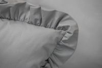 Posteľné prádlo jednofarebné šedé farby