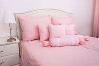 Bavlnené posteľné obliečky UNI pink