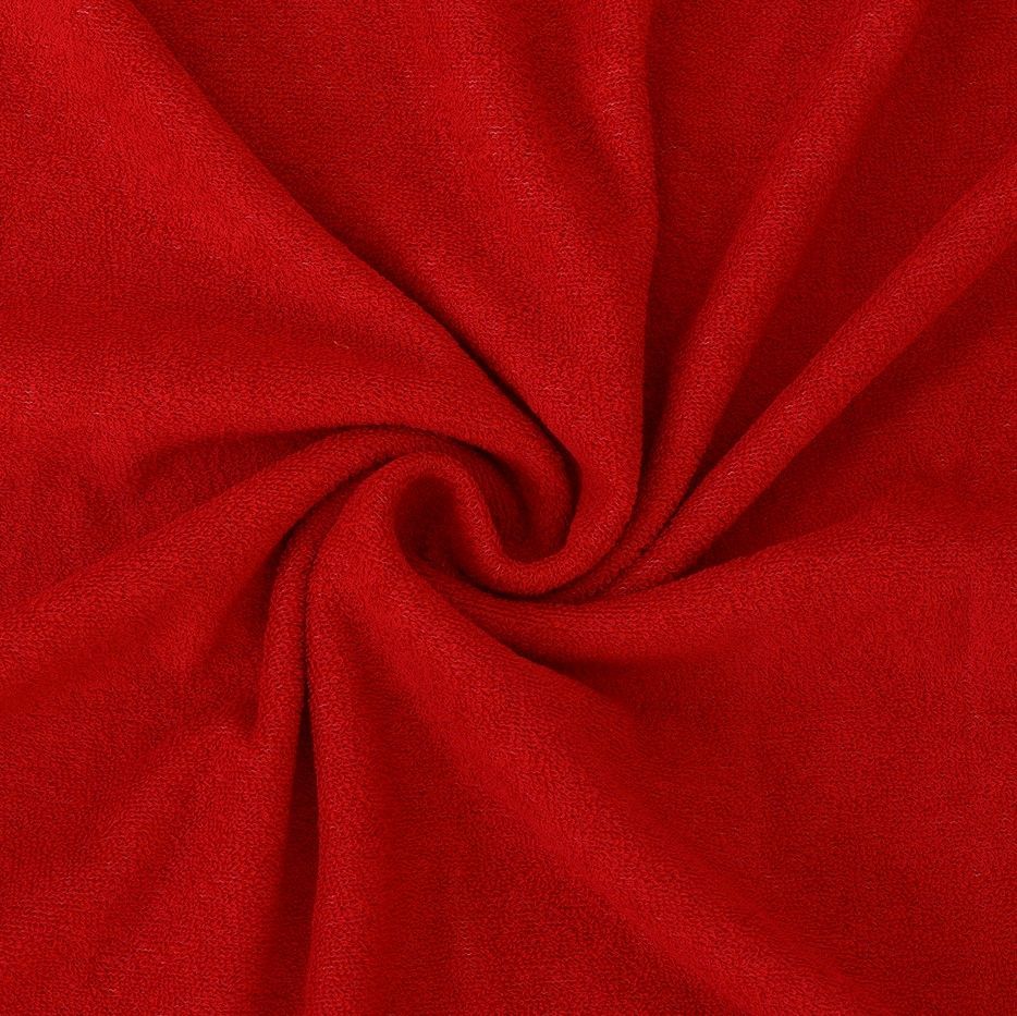 Kvalitná napínacia froté plachta červená - rôzne rozmery Kvalitex