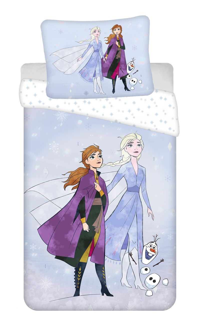 Bavlnené obliečky Anny a Lezy z Frozen 2 Jerry Fabrics