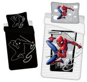 Svietiace bavlnené obliečky Spiderman 02 | 1x 140/200, 1x 90/70
