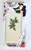 Darčekové vianočné balenie utierka SWAN vetvička | 1 ks