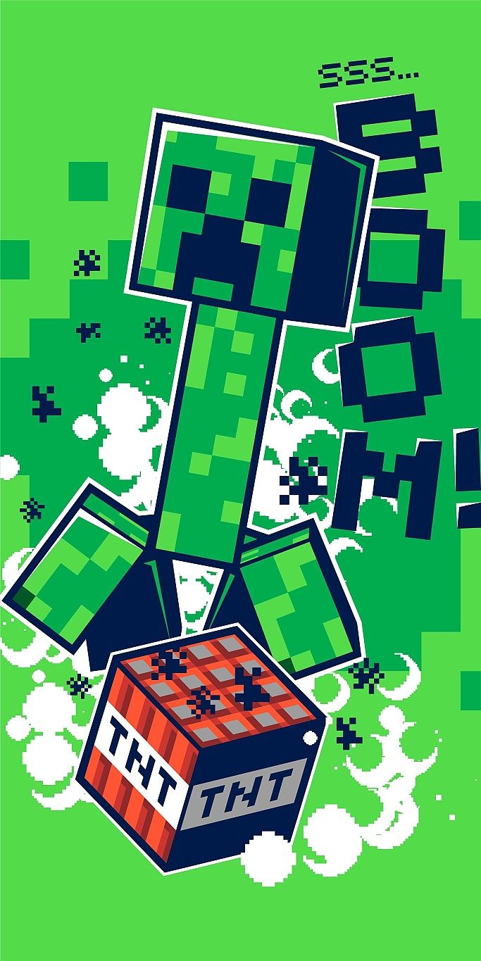 Osuška Minecraft Boom Jerry Fabrics