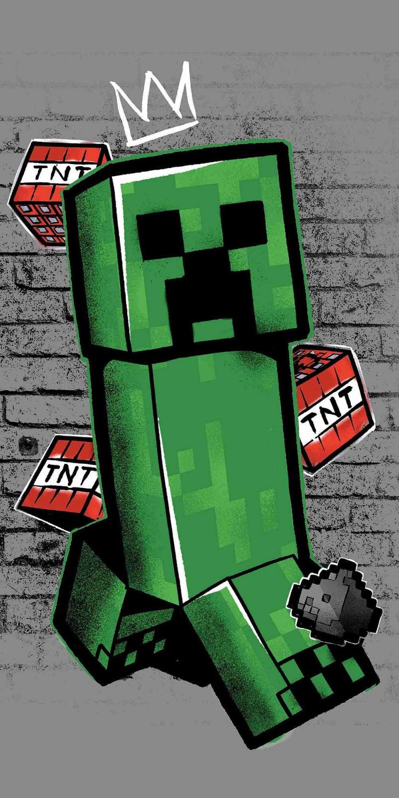 Uterák Minecraft Metro Art Creeper Jerry Fabrics