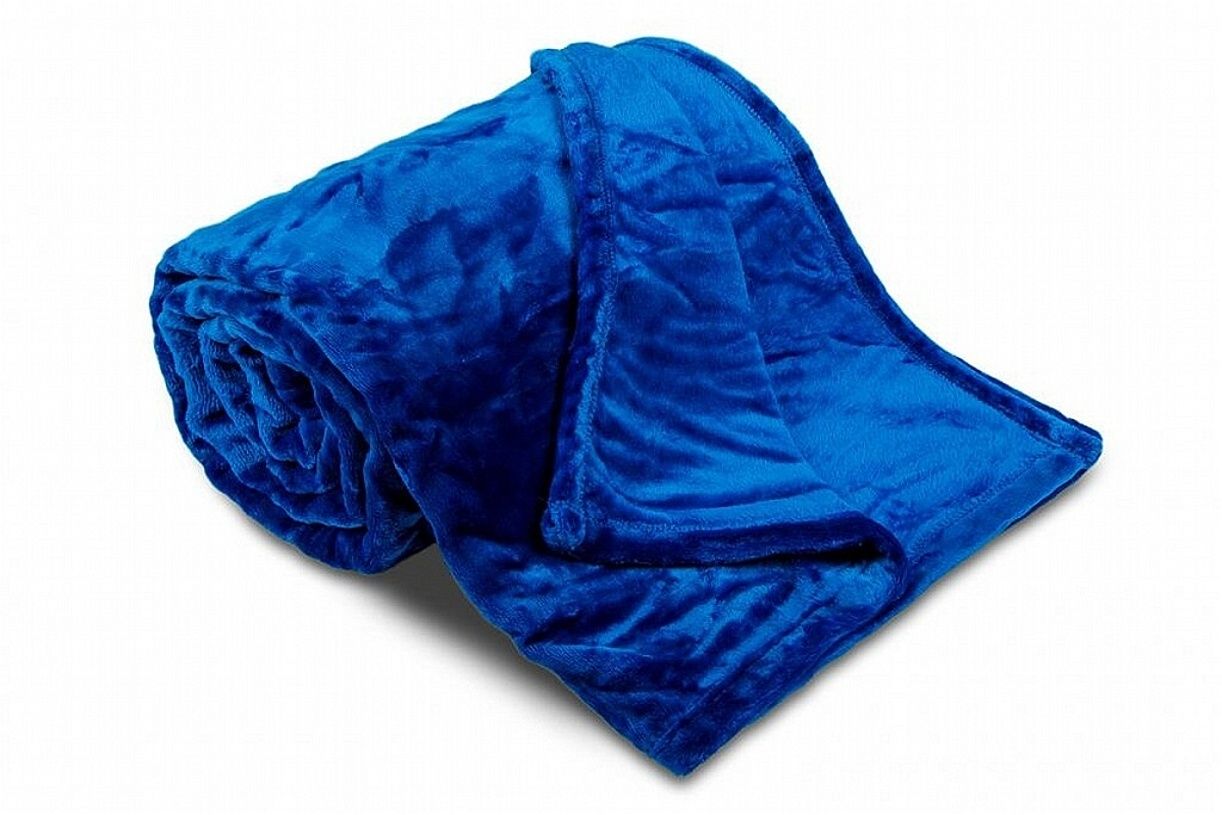 Kvalitná mikroflanelová deka v kráľovskej modrej barvě Svitap Sleepwell