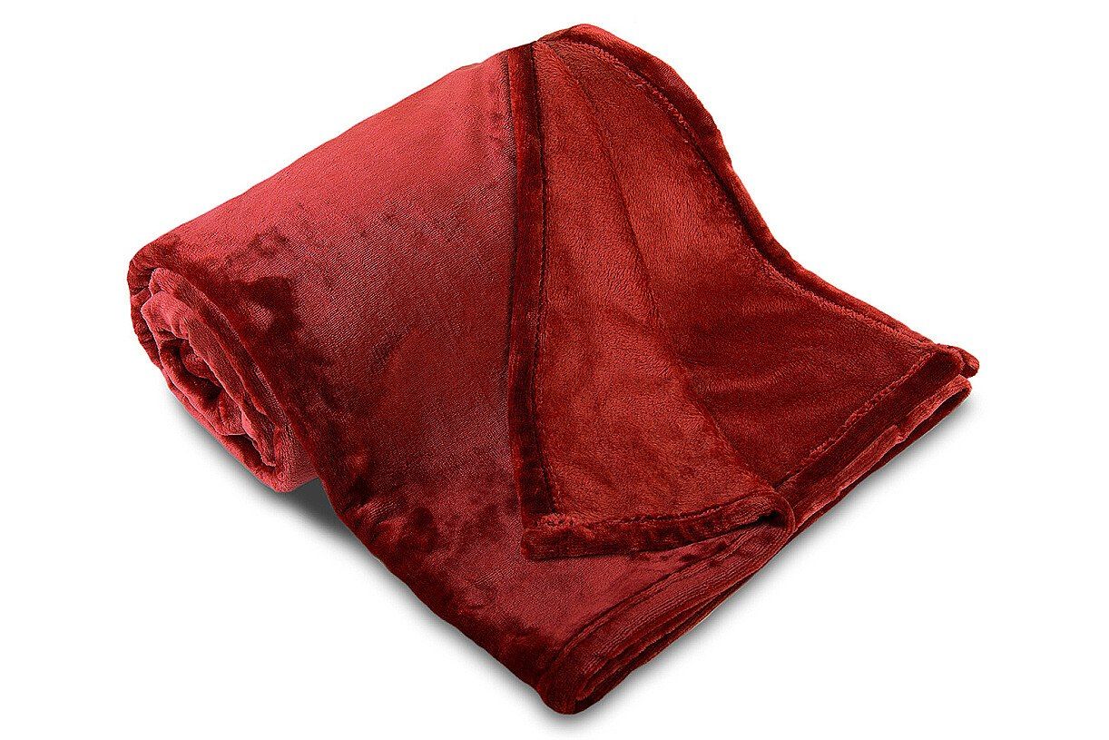 Kvalitná mikroflanelová deka v škoricovej farbe Svitap Sleepwell