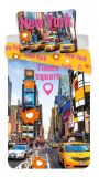 Bavlnené obliečky New York - Times Square | 1x 140/200, 1x 90/70
