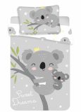 Bavlnené obliečky do postieľky s roztomilý medvedík koala Jerry Fabrics